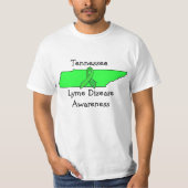 テネシー州ライム病啓発Tシャツ Tシャツ (正面)