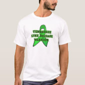 テネシー州ライム病戦士Tシャツ Tシャツ (正面)