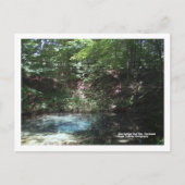 テネシー州レッドクレイのブルースプリング ポストカード (正面)