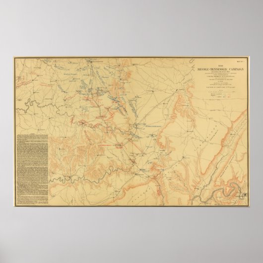 テネシー州中部キャンペーン ポスター (正面)