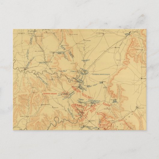 テネシー州中部キャンペーン ポストカード (正面)