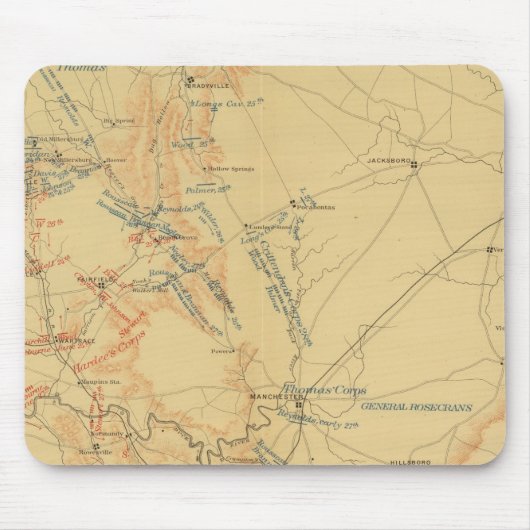 テネシー州中部キャンペーン マウスパッド (正面)