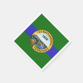 テネシー州卒業・チャタヌーガ国旗 スタンダードカクテルナプキン (角)