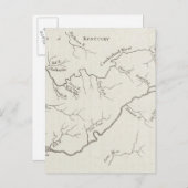 テネシー州政府の地図 ポストカード (正面/裏面)