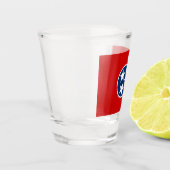 テネシー州旗と愛国的なショットグラス ショットグラス (左)