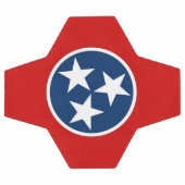 テネシー州旗を持つ愛国的なサッカーボール サッカーボール (フラット)