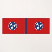 テネシー州旗を持つ愛国的なヨガマット ヨガマット (正面(横))