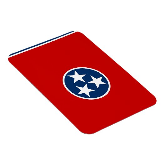 テネシー州旗を持つ愛国的な柔軟な磁石 マグネット (右側)