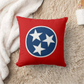 テネシー州旗アメリカのモージョピロー クッション (ブランケット)