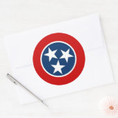 テネシー州旗シール ラウンドシール (封筒)