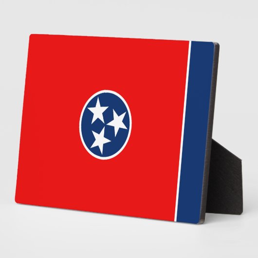 テネシー州旗デザイン フォトプラーク (側面)