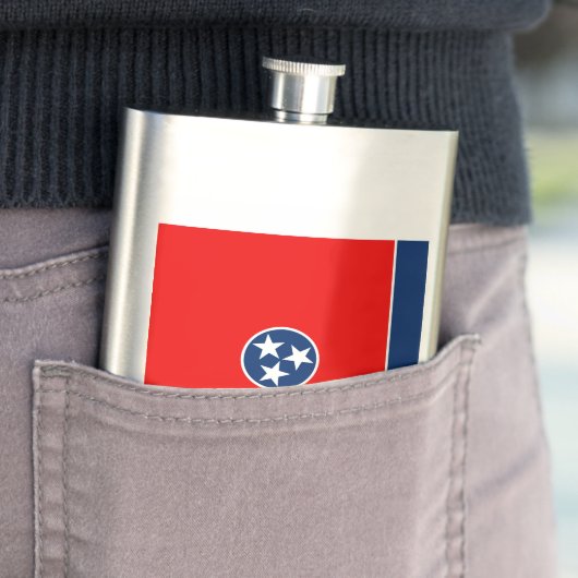 テネシー州旗デザイン フラスク (インサイチュ)