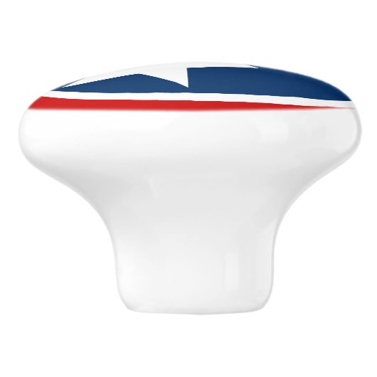 テネシー州旗ブルーホワイトスターズ セラミックノブ (側面)