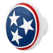 テネシー州旗ブルーホワイトスターズ セラミックノブ (右)