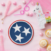 テネシー州旗ブルーホワイトスターズ ペーパープレート (パーティー)