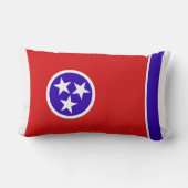 テネシー州旗プリント愛国心 ランバークッション (裏面)