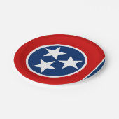 テネシー州旗プレート、パーティー、スポーツ、テネシー ペーパープレート