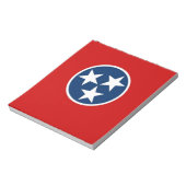 テネシー州旗州付きメモ帳 ノートパッド (回転)