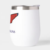 テネシー州旗州花菖蒲カスタム文字 (左面)