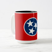テネシー州旗 ツートーンマグカップ (正面左)