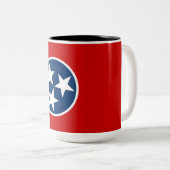 テネシー州旗 ツートーンマグカップ (正面右)