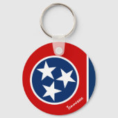 テネシー州旗&テネシー州の休日,愛国者/スポーツ キーホルダー (裏面)