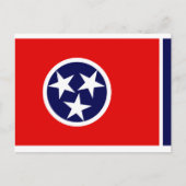 テネシー州旗 ポストカード (正面)