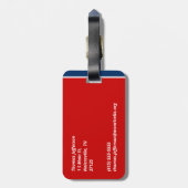 テネシー州旗 ラゲッジタグ (裏面縦)