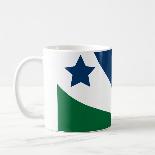 テネシー州春ヒル国旗 コーヒーマグカップ (左)