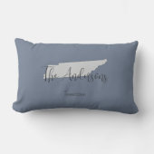テネシー州概要ミニマル装飾用クッション ランバークッション (正面)