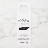 テネシー州結婚ズ・ウェルカム ボトルネックタグ (正面)