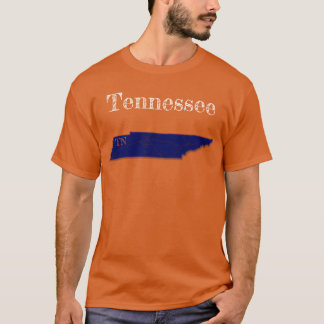 テネシー州間[ネイビーブルーデザイン] Tシャツ