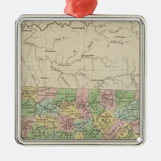 テネシー州4 メタルオーナメント (正面)