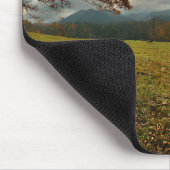 テネシー州、アメリカ。ケードスコーブバレーの馬 マウスパッド (コーナー)