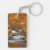テネシー州、アメリカ。ラッシングマウンテンクリーク キーホルダー (裏面)