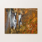 テネシー州、アメリカ。ラッシングマウンテンクリーク ジグソーパズル (横)