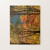 テネシー州、アメリカ。秋の葉 ジグソーパズル (縦)