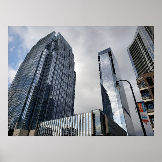 テネシー州，ダウンタウン・ナッシュビル ポスター (正面)