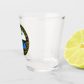 テネシー州，チャタヌーガのシール ショットグラス (右)