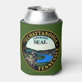 テネシー州，チャタヌーガのシール 缶クーラー (缶正面)