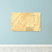 テネシー州，チャタヌーガ キャンバスプリント (インサイチュ (ウッドフロア))