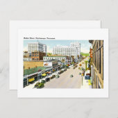 テネシー州，チャタヌーガ，マーケット通り ポストカード (正面/裏面)