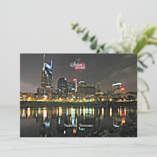 テネシー州，ナッシュビルからのシーズンの挨拶 シーズンカード (スタンド正面)