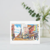 テネシー州，ノックスビルのヴィンテージの景色 ポストカード (スタンド正面)