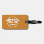 テネシー州，ピジョン川 ラゲッジタグ (裏面横)
