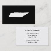 テネシー州（ホワイト） 名刺 (正面/裏面)