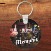 テネシー州，メンフィス，ビール通り キーホルダー (正面)