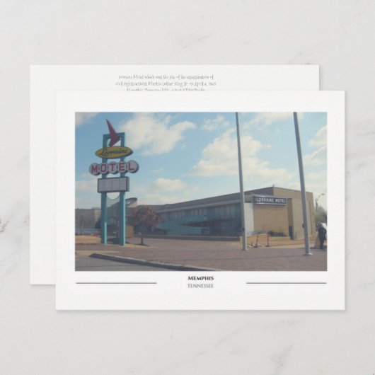 テネシー州,メンフィス ポストカード (正面/裏面)