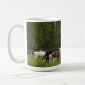 テネシー州,馬の群れ コーヒーマグカップ (左)