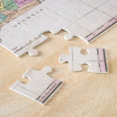 テネシー州(1827年)のヴィンテージの地図 ジグソーパズル (側面)